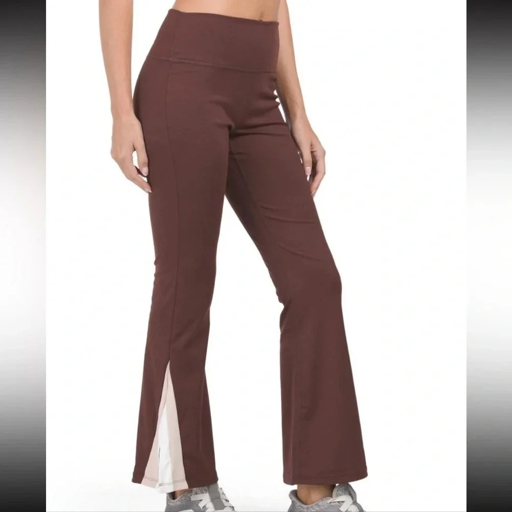 Wilo The Label NWT Colour Block Flared Leggings Size XS